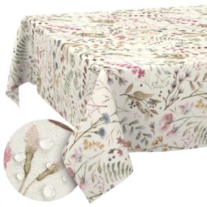 Tischdecke abwaschbar Tischtuch Tischwäsche Gartentischdecke Stofftischdecke Baumwolle Polyester Giulia