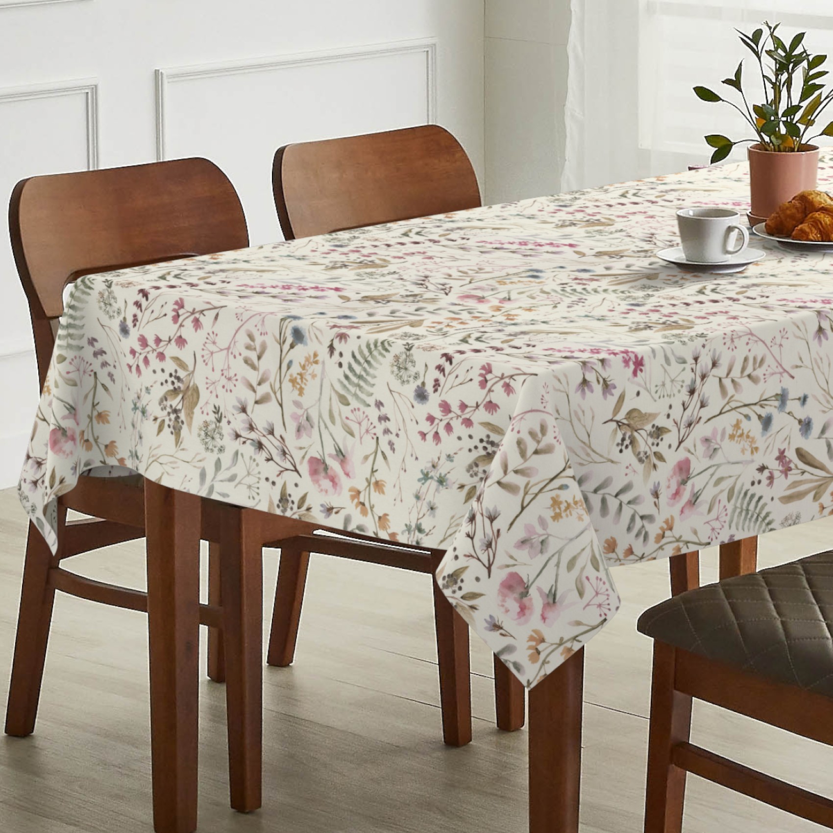 GTGANNA-64_SQ_13 Tischdecke abwaschbar Tischtuch Tischwäsche Gartentischdecke Stofftischdecke Baumwolle Polyester Giulia