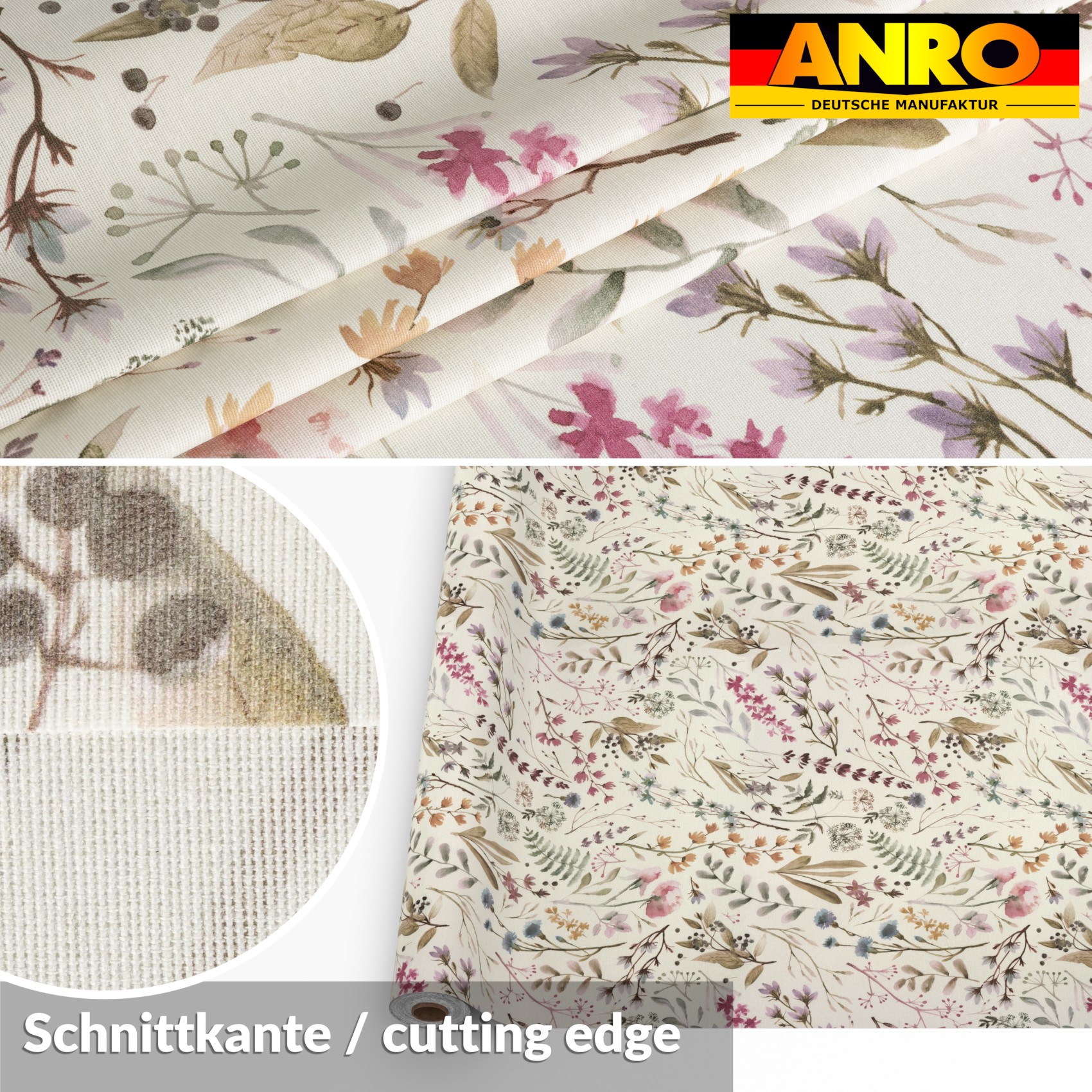 GTGANNA-64_30 Tischdecke abwaschbar Tischtuch Tischwäsche Gartentischdecke Stofftischdecke Baumwolle Polyester Giulia