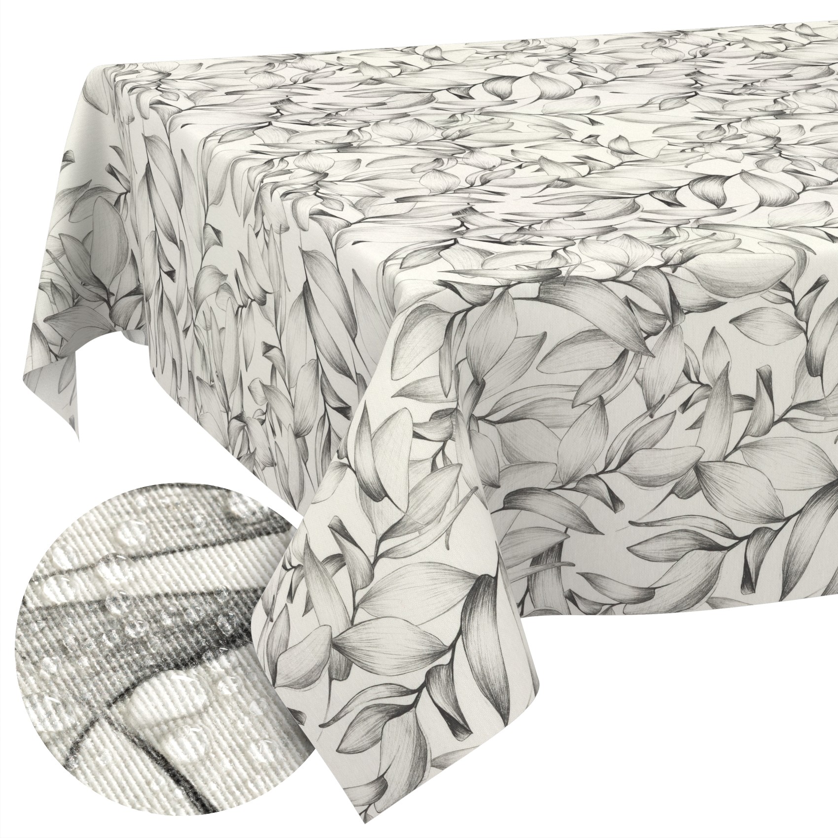 GTGANNA-65_SQ_11 Tischdecke abwaschbar Tischtuch Tischwäsche Gartentischdecke Stofftischdecke Baumwolle Polyester Chloe