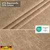 Tischdecke abwaschbar Tischtuch Tischwäsche Gartentischdecke Stofftischdecke Leinenoptik Baumwolle Leinen Uni Sand