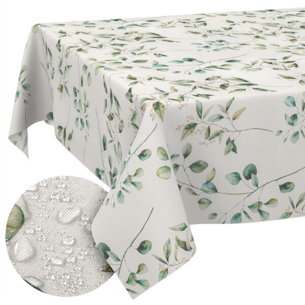 Stoff Tischdecke abwaschbar Tischwäsche Textil Tischtuch Baumwolle Polyester Botanika Outdoor Tischdecke Gartentischdecke