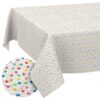 Stoff Tischdecke abwaschbar Tischwäsche Textil Tischtuch Baumwolle Polyester Mimi Outdoor Tischdecke Gartentischdecke