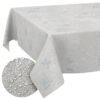 Stoff Tischdecke abwaschbar Tischwäsche Textil Tischtuch Baumwolle Polyester Japondi Grau Outdoor Tischdecke Gartentischdecke