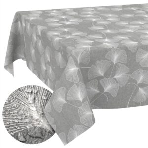 Stoff Tischdecke abwaschbar Tischwäsche Textil Tischtuch Baumwolle Polyester Pusteblume Outdoor Tischdecke Gartentischdecke