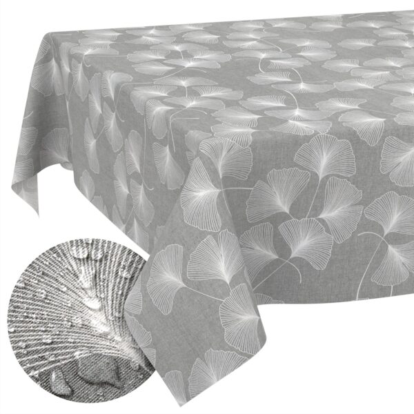Stoff Tischdecke abwaschbar Tischwäsche Textil Tischtuch Baumwolle Polyester Pusteblume Outdoor Tischdecke Gartentischdecke