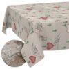 Weihnachtstischdecke Stofftischdecke Tischwäsche abwaschbar Tischtuch Baumwolle Polyester Weihnachten Berge