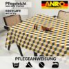 Tischdecke abwaschbar Stofftischdecke Gartentischdecke Textil Tischtuch Tafeldecke Meterware 3D Effekt