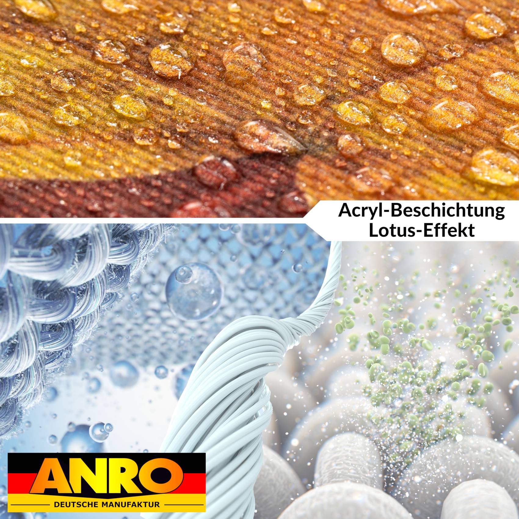 Tischdecke abwaschbar Stofftischdecke Gartentischdecke Textil Tischtuch Tafeldecke Meterware Herbst Ahorn