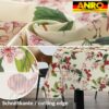 Tischdecke abwaschbar Stofftischdecke Gartentischdecke Textil Tischtuch Tafeldecke Meterware Kirsche