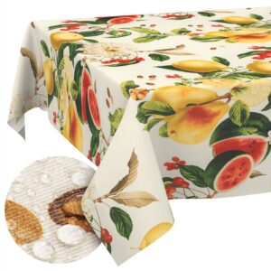 Tischdecke abwaschbar Stofftischdecke Gartentischdecke Textil Tischtuch Tafeldecke Meterware Sandias