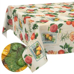Tischdecke abwaschbar Stofftischdecke Gartentischdecke Textil Tischtuch Tafeldecke Meterware Retro