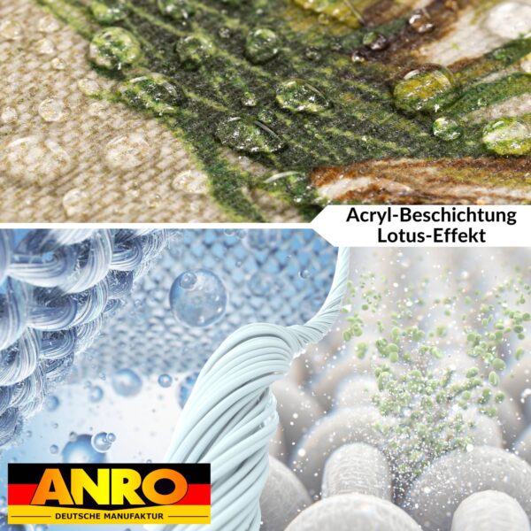 Tischdecke abwaschbar Stofftischdecke Gartentischdecke Textil Tischtuch Tafeldecke Meterware Pilze