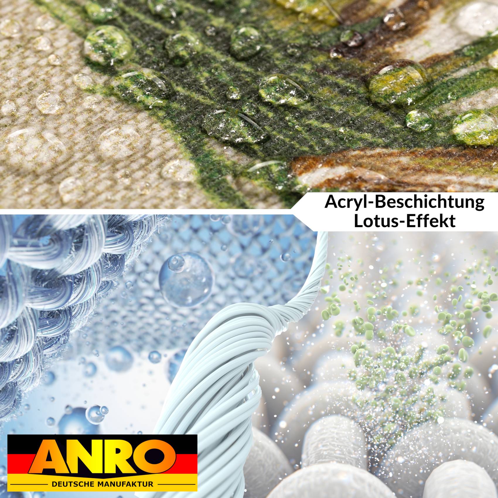 VIL2980_40 Tischdecke abwaschbar Stofftischdecke Gartentischdecke Textil Tischtuch Tafeldecke Meterware Pilze