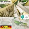 Tischdecke abwaschbar Stofftischdecke Gartentischdecke Textil Tischtuch Tafeldecke Meterware Avocado