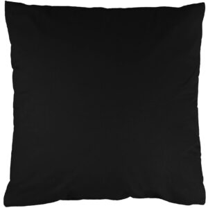 Kissenbezug Kopfkissenbezug 100% Baumwolle Kissenhülle atmungsaktiv Schwarz