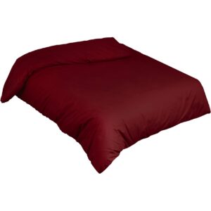 Bettbezug Bettdeckenbezug 100% Baumwolle Bettwäsche Bettdecke Bordeaux