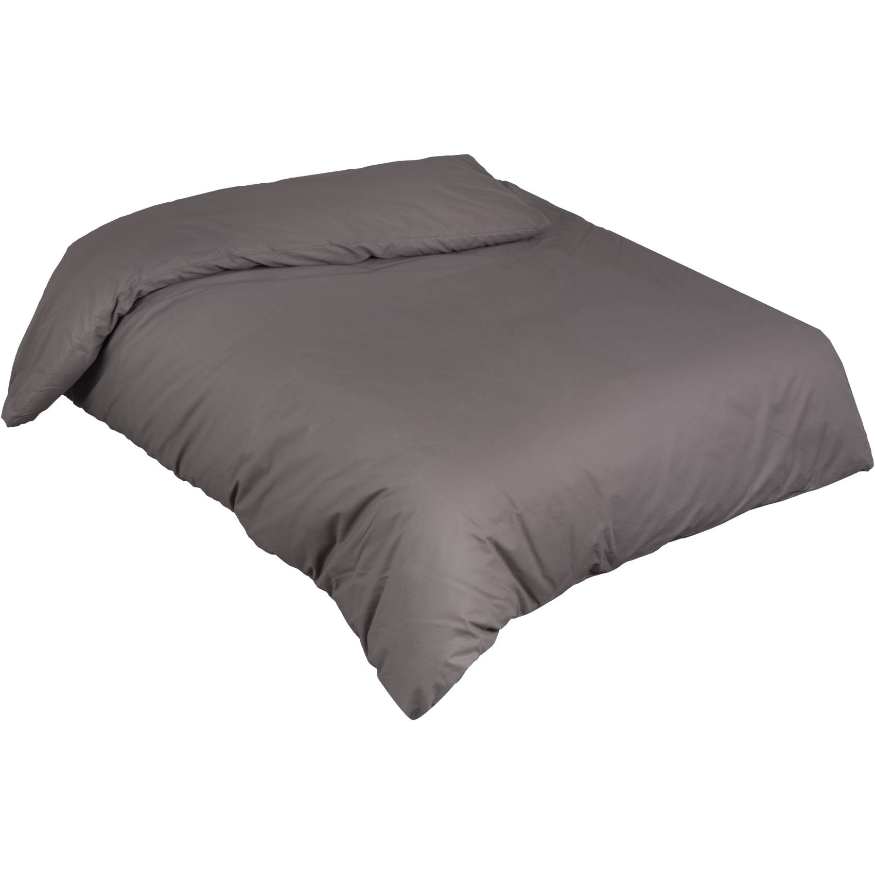 STBETT-ANTR_10A Bettbezug Bettdeckenbezug 100% Baumwolle Bettwäsche Bettdecke Grau