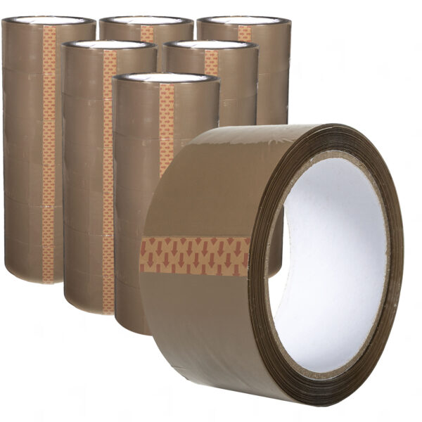 Klebeband Paketband Packband Paketklebeband BOPP 66m x 48mm Braun 6er oder 36er Rollen