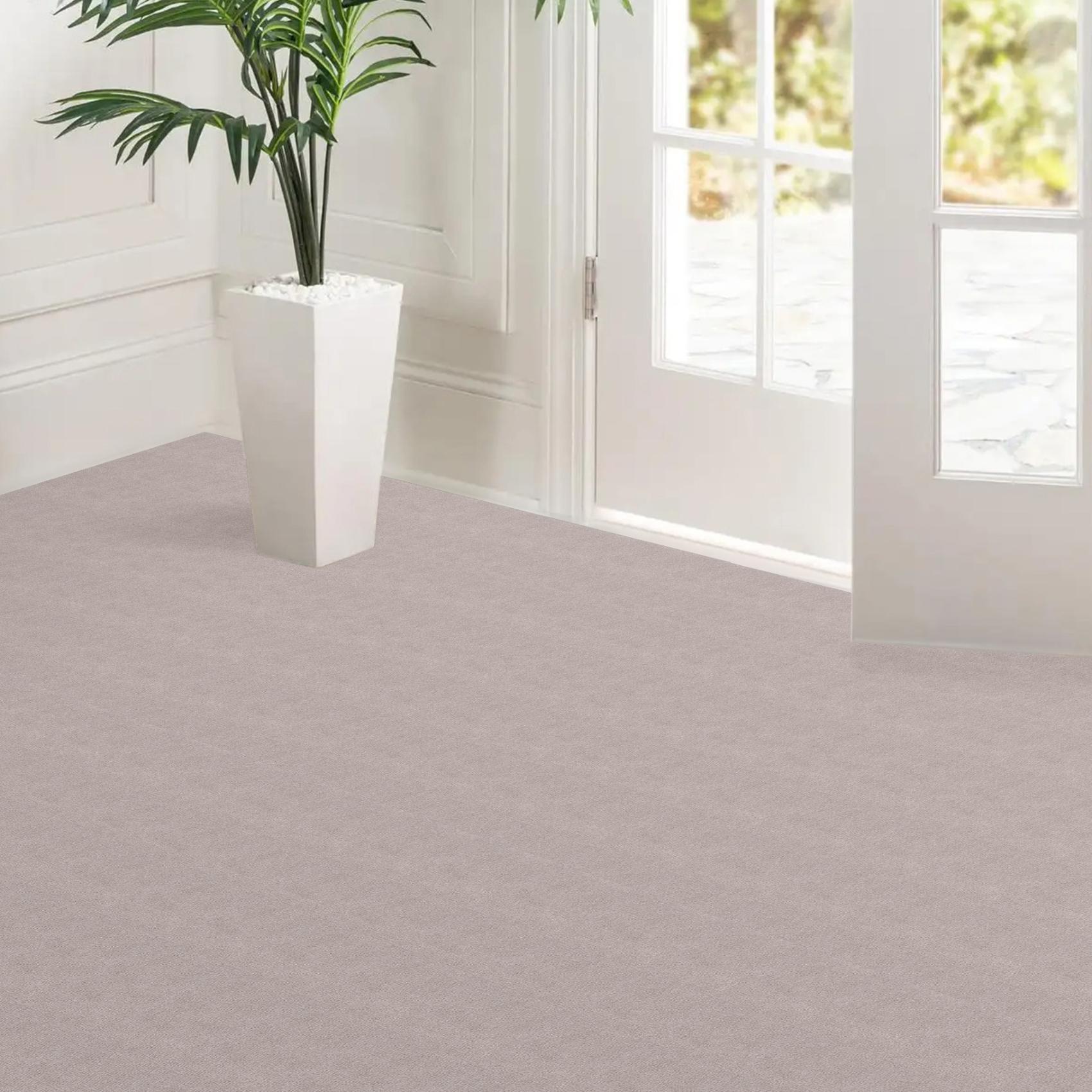 NEMBEIG_40 Selbsthaftende Bodenmatte Teppich Antirutsch-Matte Bodenbelag rutschfest in Meterware Beige