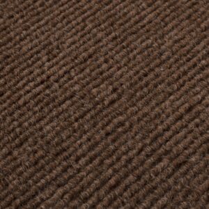 Selbsthaftende Bodenmatte Teppich Antirutsch-Matte Bodenbelag rutschfest in Meterware Schoko