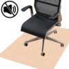 Bodenschutzmatte Teppich Bürostuhlunterlage Schreibtischstuhlunterlage selbsthaftend NEMESIS Creme