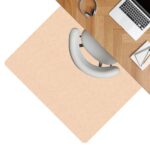 Bodenschutzmatte Teppich Bürostuhlunterlage Schreibtischstuhlunterlage selbsthaftend NEMESIS Creme