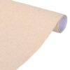 Selbsthaftende Bodenmatte Teppich Antirutsch-Matte Bodenbelag rutschfest in Meterware Creme