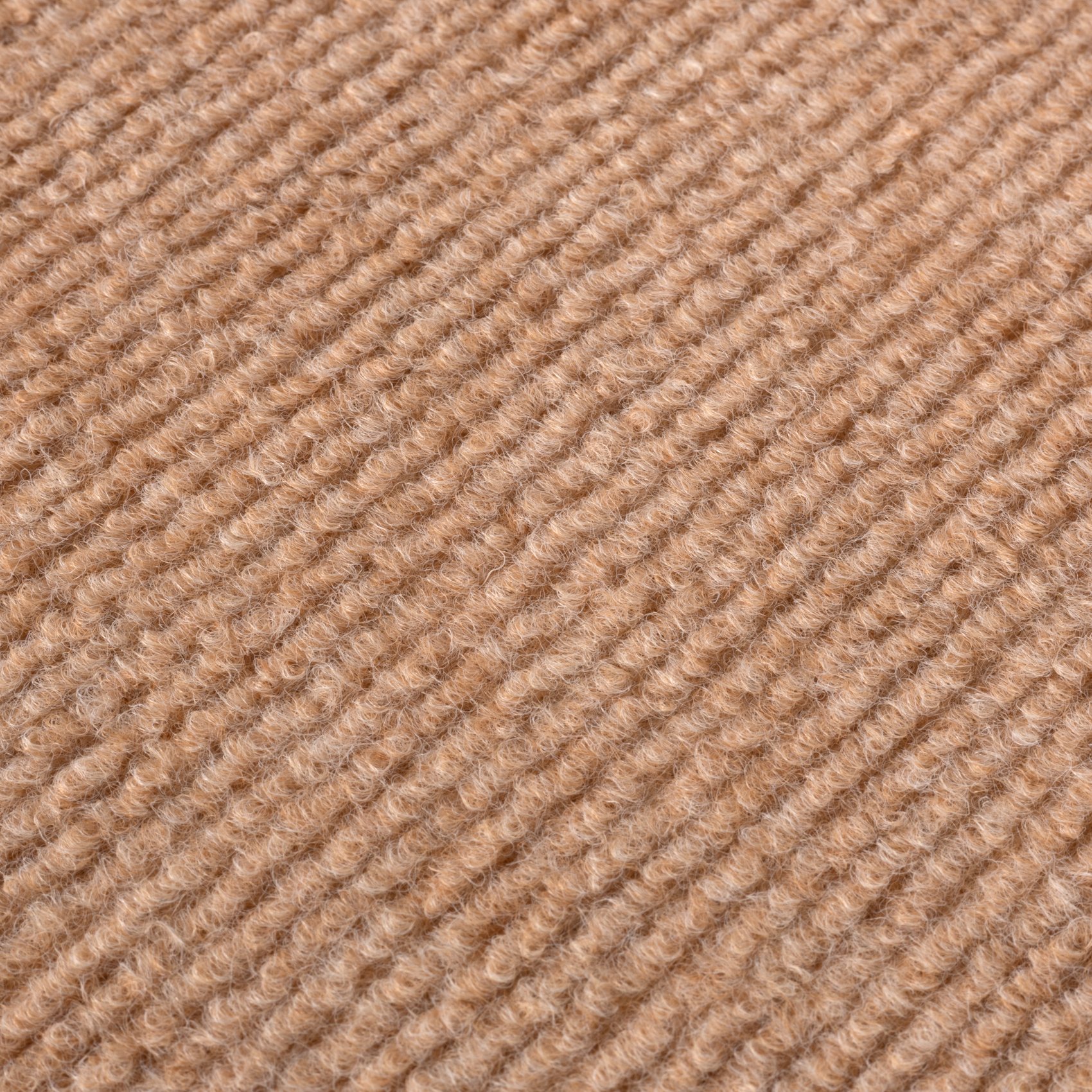 Treppenteppich Treppenstufen Teppich Stufenteppich Stufenmatte selbsthaftend Rechteckig NEMESIS Hellbraun