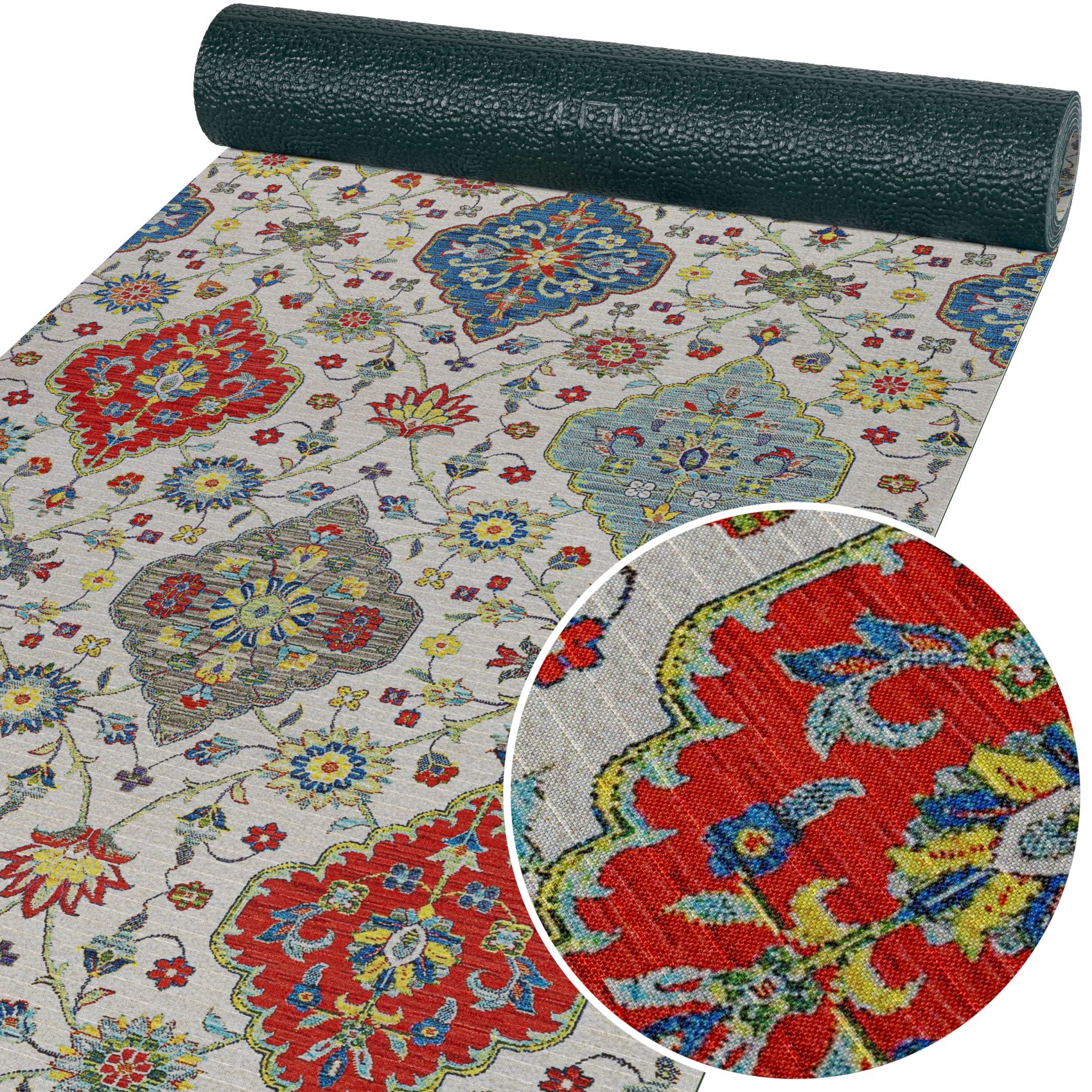 SPRINT88_10A Küchenläufer waschbar Küchenteppich rutschfest Sprinty Vita 52cm Breite