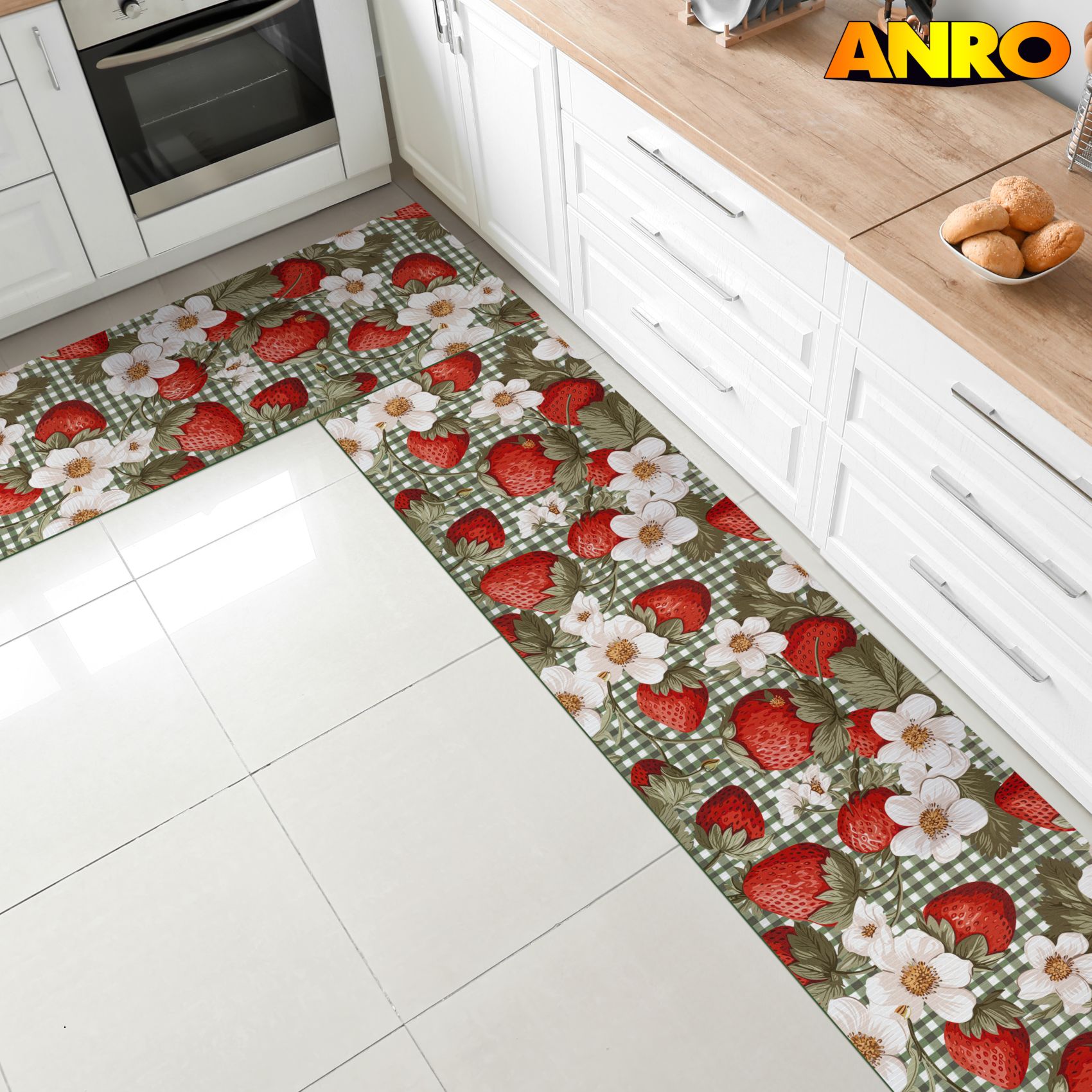 Küchenläufer waschbar Küchenteppich rutschfest Sprinty Cortina 52cm Breite