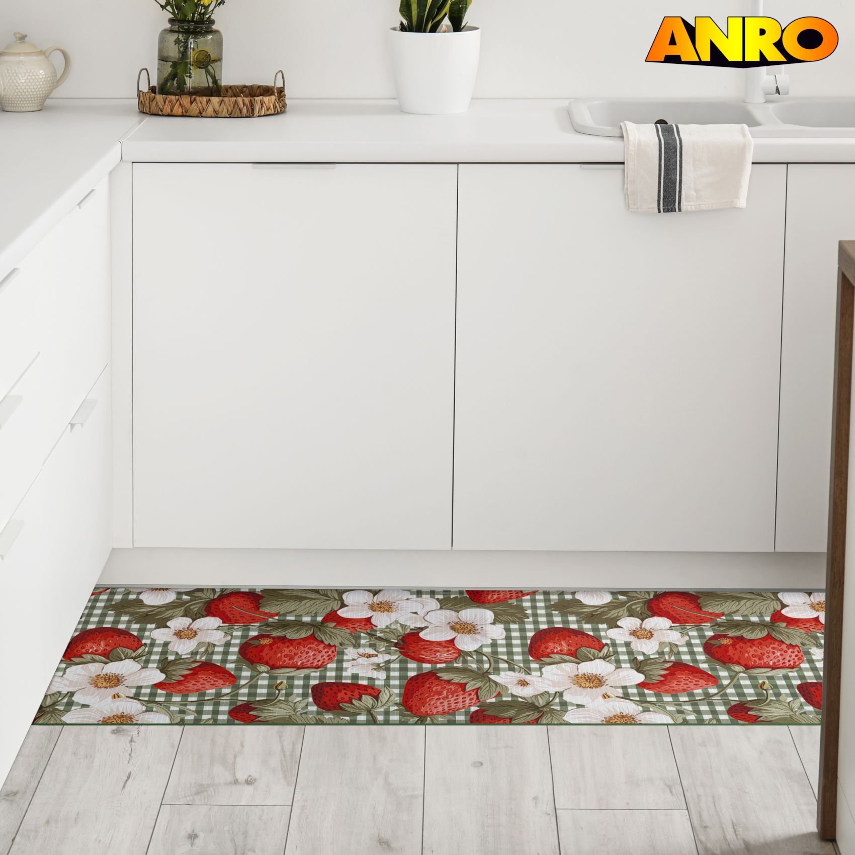 Küchenläufer waschbar Küchenteppich rutschfest Sprinty Cortina 52cm Breite