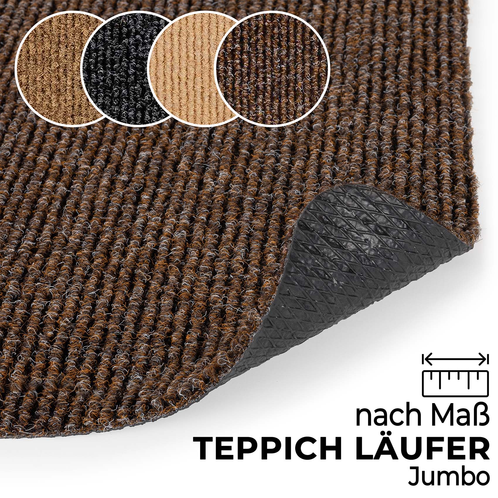 Flur Läufer Teppichläufer Sauberlaufmatte JUMBO nach Maß