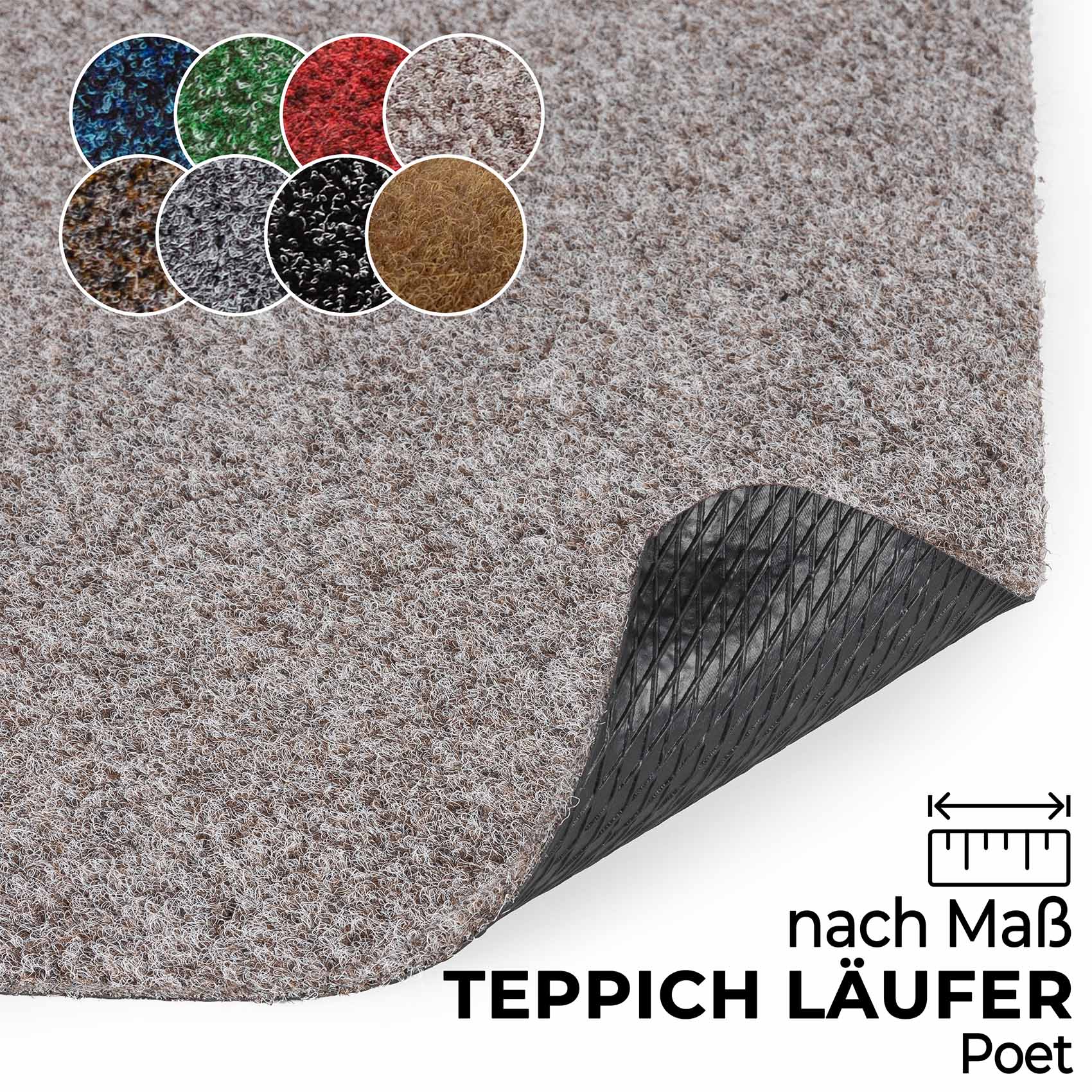 Flur Läufer Teppichläufer Sauberlaufmatte POET nach Maß