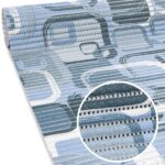 Weichschaummatte Meterware Badematte Badläufer Weichschaum anpassbar Moderno Blau 55x110cm